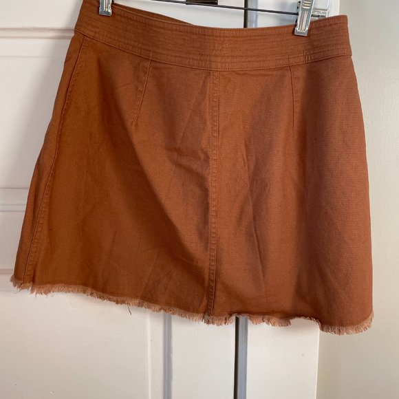 Madewell High-Waist Snap Patch Pocket Skirt Size 6 - Picture 5 of 5